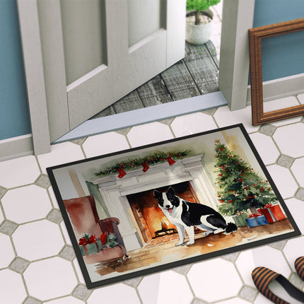 Karelian Bear Dog Cozy Christmas Doormat