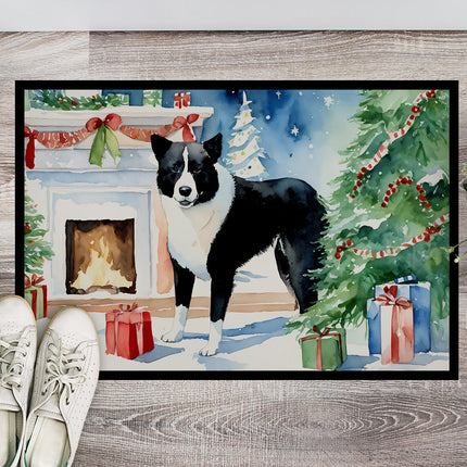 Karelian Bear Dog Cozy Christmas Doormat