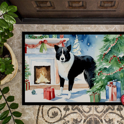 Karelian Bear Dog Cozy Christmas Doormat