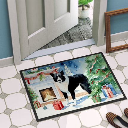 Karelian Bear Dog Cozy Christmas Doormat