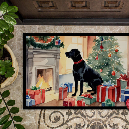 Labrador Retriever Cozy Christmas Doormat