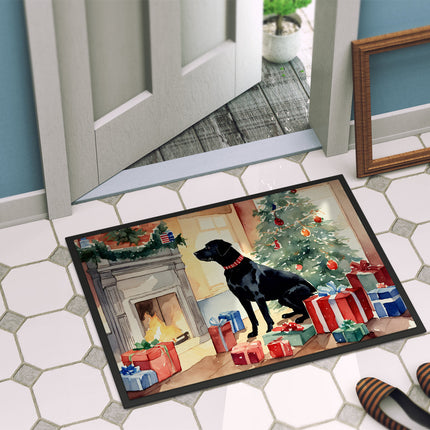 Labrador Retriever Cozy Christmas Doormat