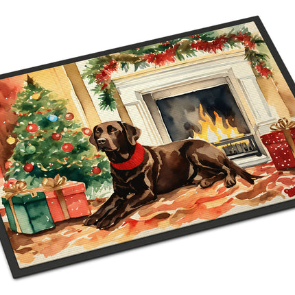 Labrador Retriever Cozy Christmas Doormat