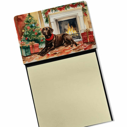 Labrador Retriever Cozy Christmas Sticky Note Holder