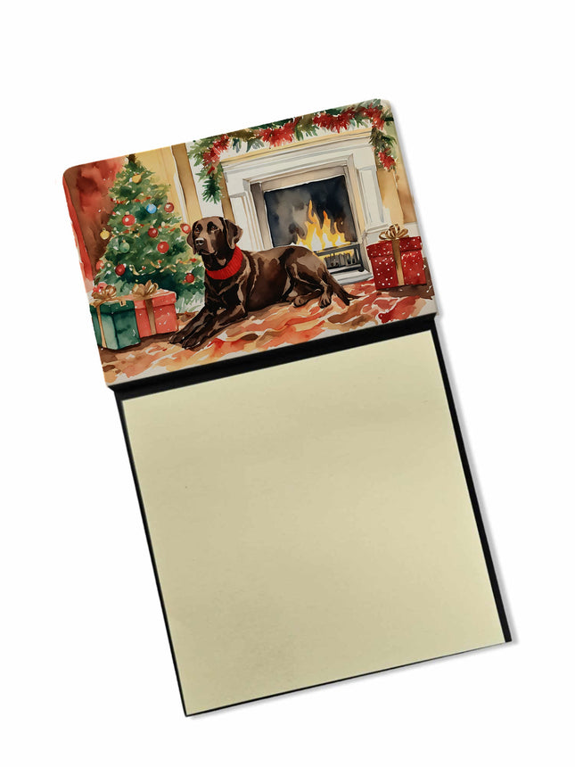 Labrador Retriever Cozy Christmas Sticky Note Holder