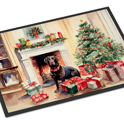 Labrador Retriever Cozy Christmas Doormat