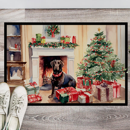 Labrador Retriever Cozy Christmas Doormat