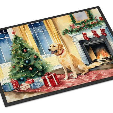 Labrador Retriever Cozy Christmas Doormat