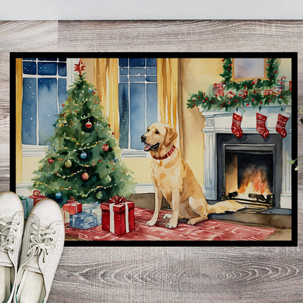 Labrador Retriever Cozy Christmas Doormat