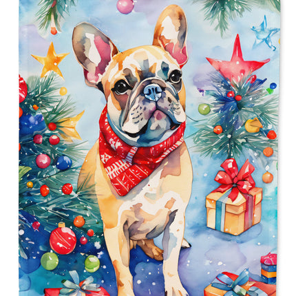 French Bulldog Christmas Garden Flag