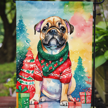 French Bulldog Christmas Garden Flag