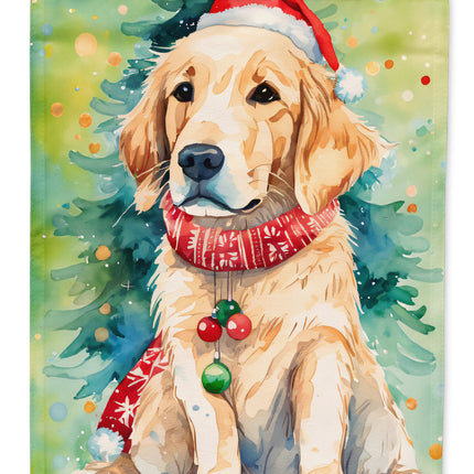 Golden Retriever Christmas Garden Flag