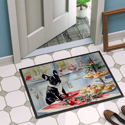 French Bulldog Christmas Cookies Doormat