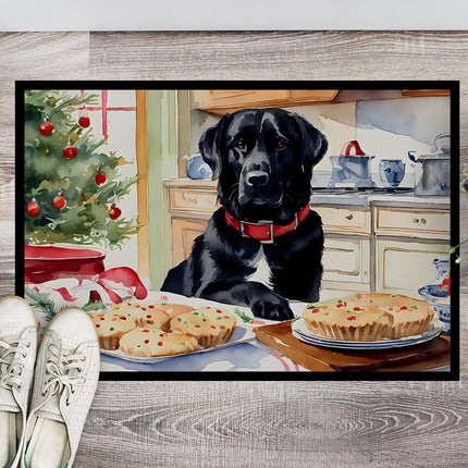 Labrador Retriever Christmas Cookies Doormat