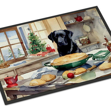 Labrador Retriever Christmas Cookies Doormat