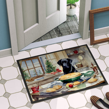 Labrador Retriever Christmas Cookies Doormat