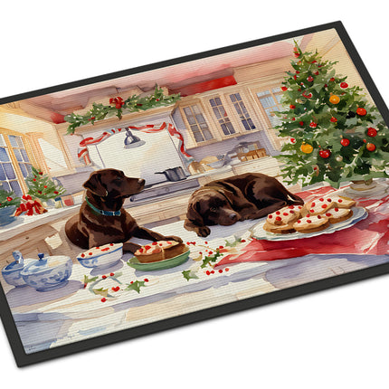 Labrador Retriever Christmas Cookies Doormat