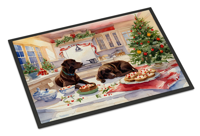 Labrador Retriever Christmas Cookies Doormat