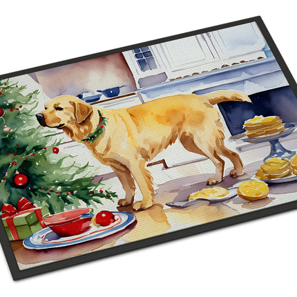 Labrador Retriever Christmas Cookies Doormat