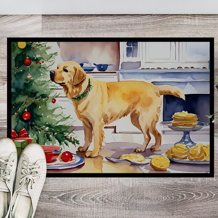 Labrador Retriever Christmas Cookies Doormat