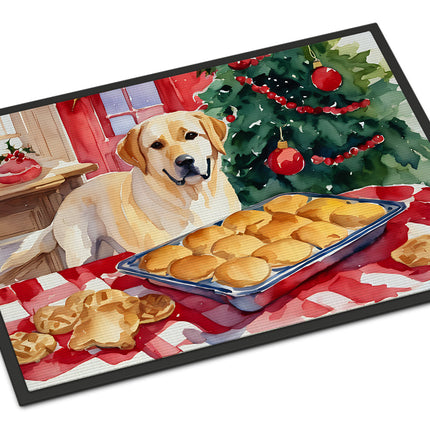 Labrador Retriever Christmas Cookies Doormat