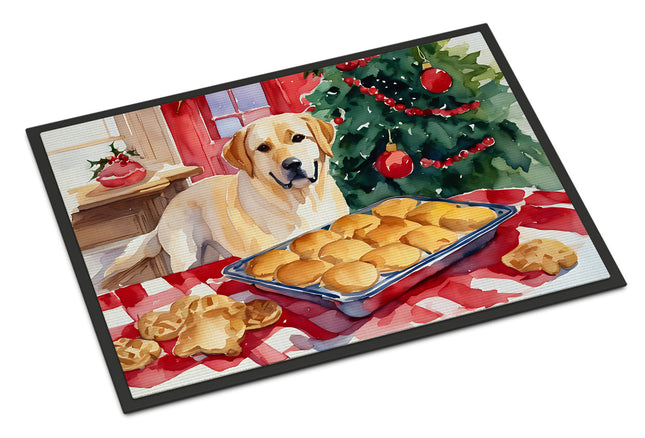 Labrador Retriever Christmas Cookies Doormat