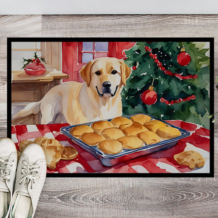 Labrador Retriever Christmas Cookies Doormat