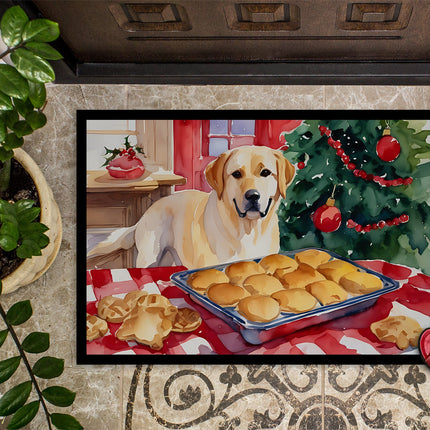 Labrador Retriever Christmas Cookies Doormat