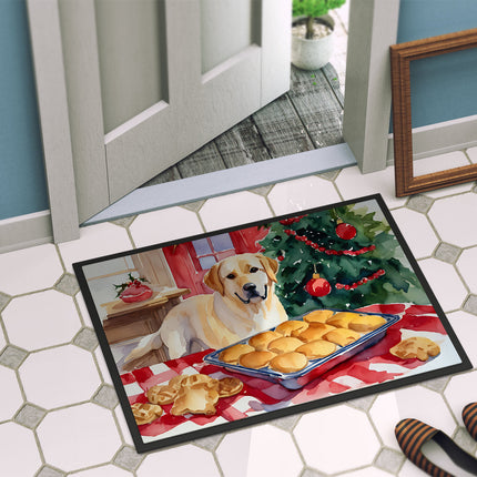 Labrador Retriever Christmas Cookies Doormat