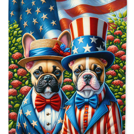 All American French Bulldog Garden Flag
