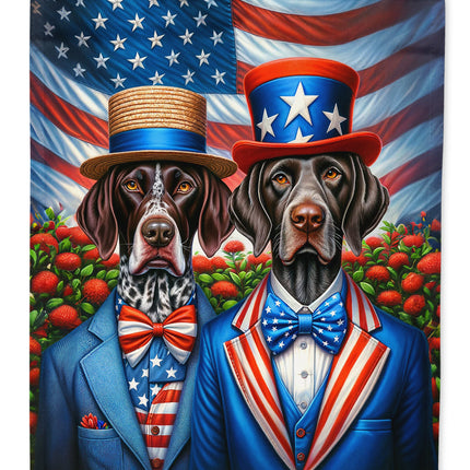 All American German Shorthaired Pointer Garden Flag