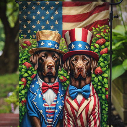 All American Labrador Retriever Garden Flag