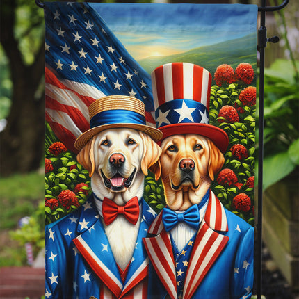 All American Labrador Retriever Garden Flag