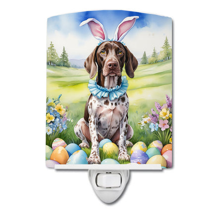 German Shorthaired Pointer Easter Egg Hunt Ceramic Night Light