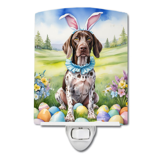 German Shorthaired Pointer Easter Egg Hunt Ceramic Night Light