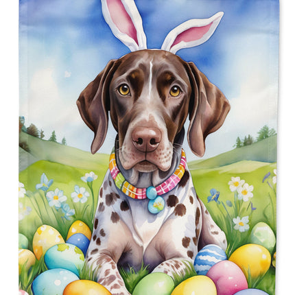 German Shorthaired Pointer Easter Egg Hunt House Flag