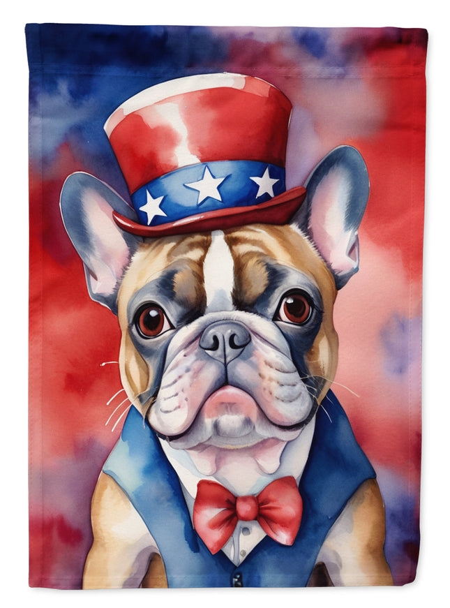 French Bulldog Patriotic American Garden Flag