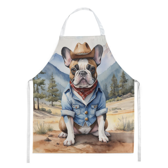French Bulldog Cowboy Welcome Apron