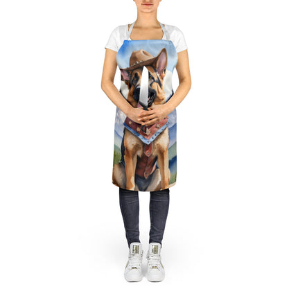 German Shepherd Cowboy Welcome Apron
