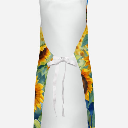 Dachshund in Sunflowers Apron