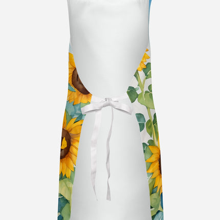 Dachshund in Sunflowers Apron