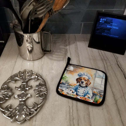 Beagle the Chef Pair of Pot Holders
