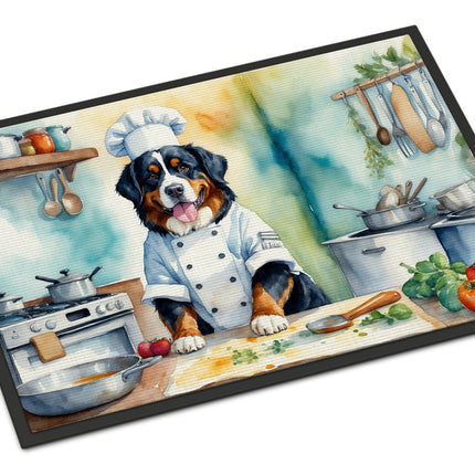 Bernese Mountain Dog the Chef Doormat