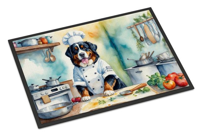 Bernese Mountain Dog the Chef Doormat