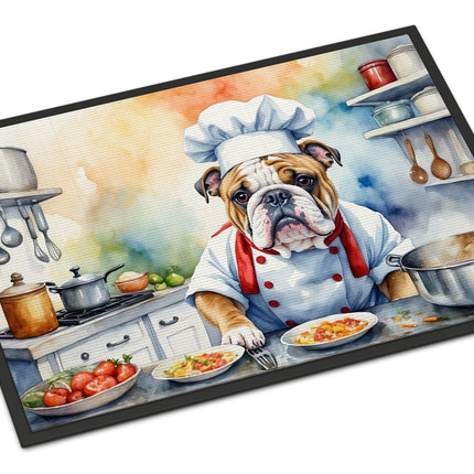 English Bulldog the Chef Doormat