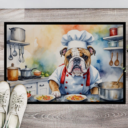 English Bulldog the Chef Doormat