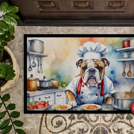 English Bulldog the Chef Doormat
