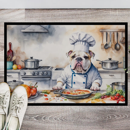 English Bulldog the Chef Doormat