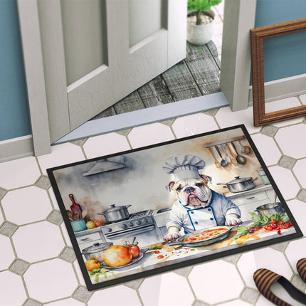 English Bulldog the Chef Doormat