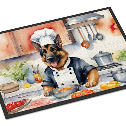 German Shepherd the Chef Doormat